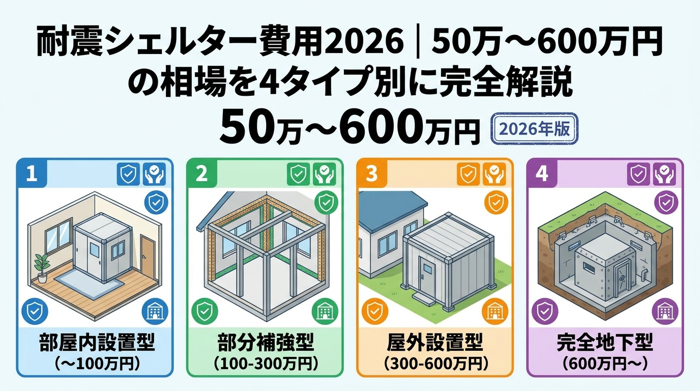 耐震シェルター価格別解説