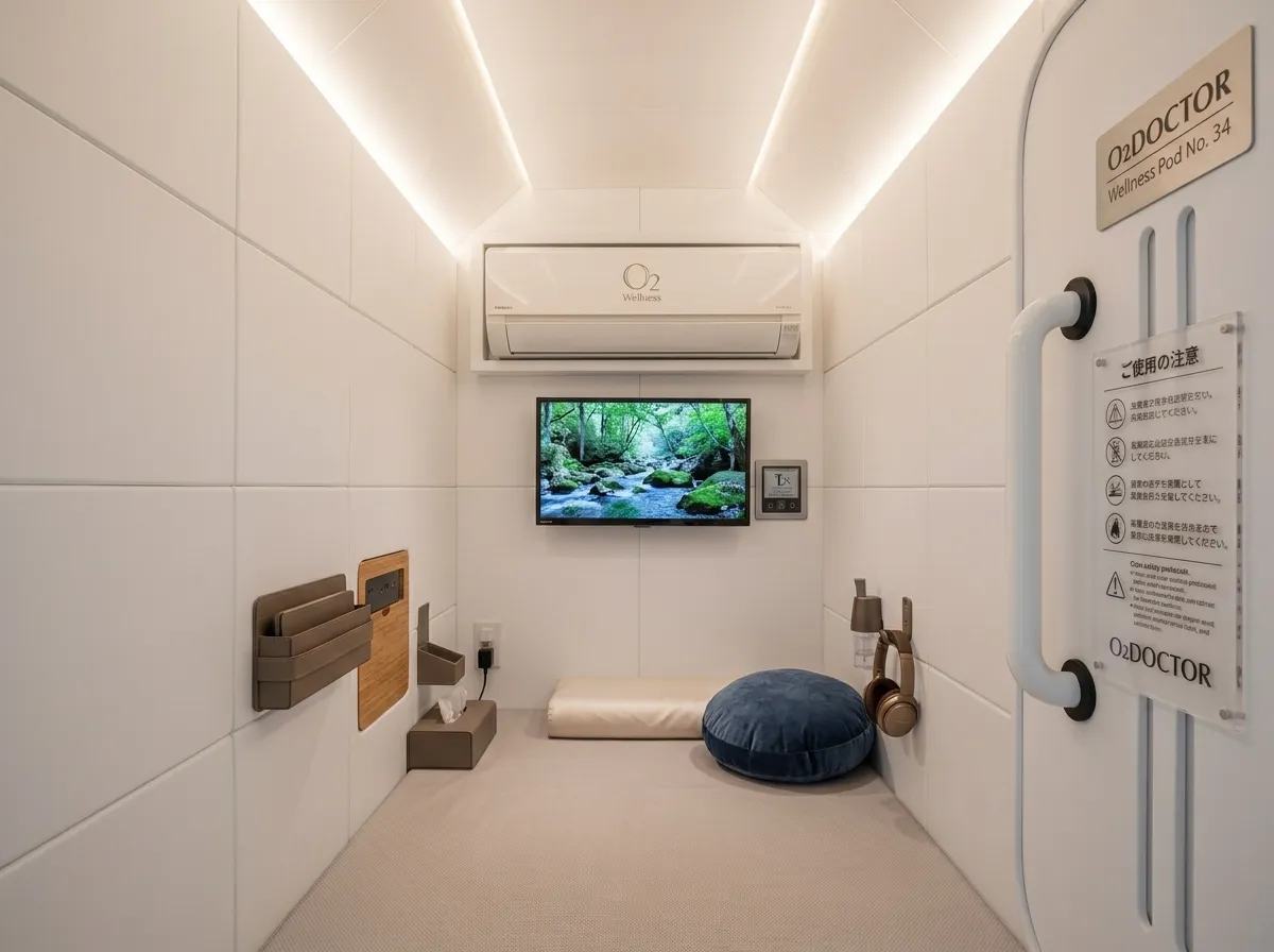 酸素カプセル型シェルター